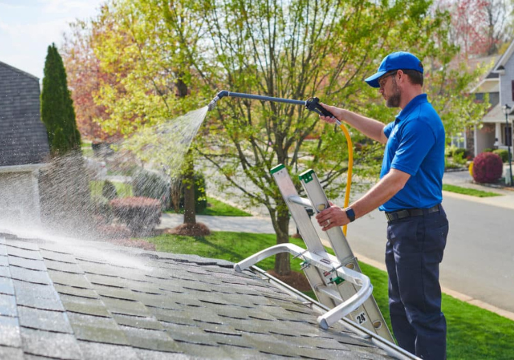 Safe Roof Cleaning